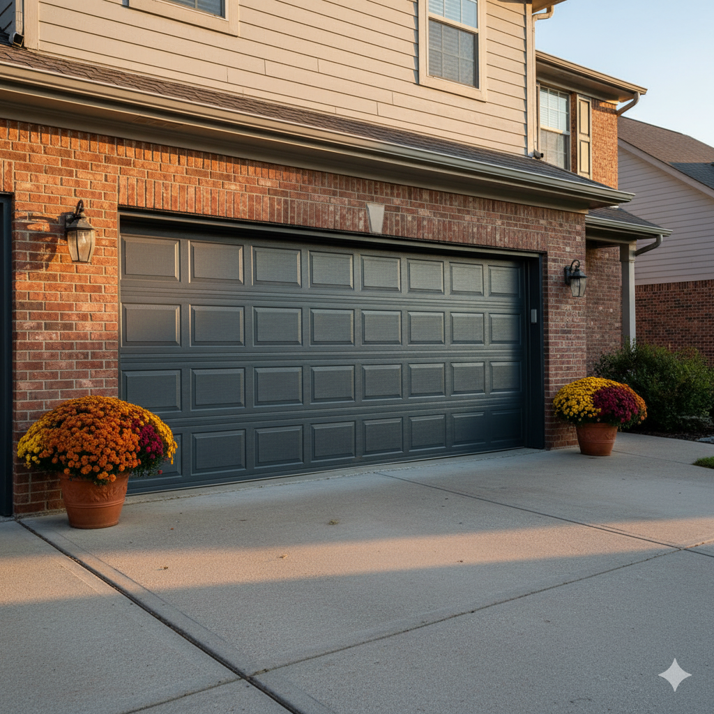 garage door after